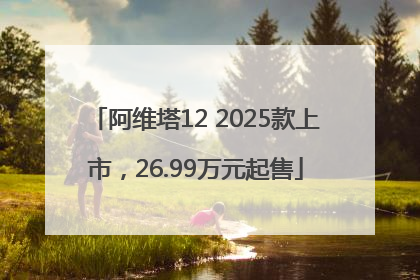阿维塔12 2025款上市，26.99万元起售