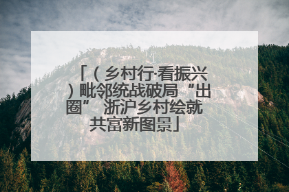 （乡村行·看振兴）毗邻统战破局“出圈” 浙沪乡村绘就共富新图景