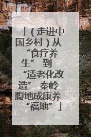 （走进中国乡村）从 “食疗养生” 到 “适老化改造” 秦岭腹地成康养“福地”