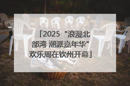 2025“浪漫北部湾 潮派嘉年华”欢乐周在钦州开幕