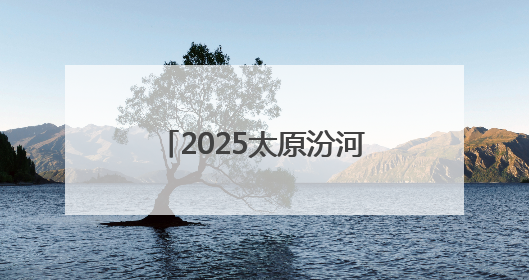 2025太原汾河龙舟公开赛开幕