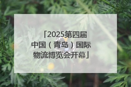 2025第四届中国（青岛）国际物流博览会开幕
