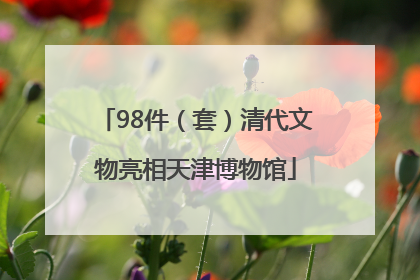 98件（套）清代文物亮相天津博物馆